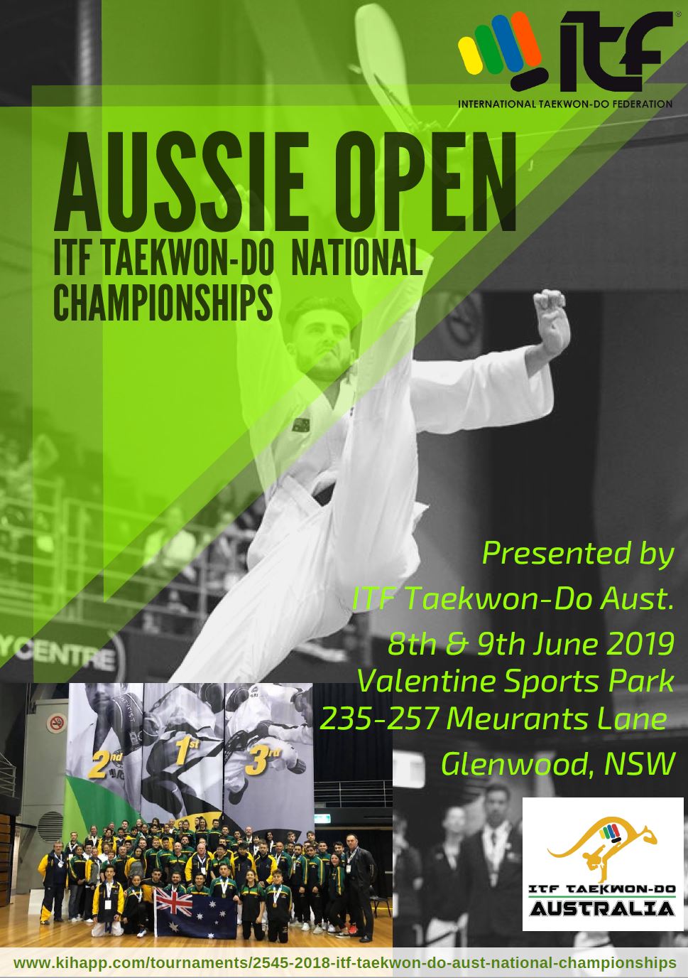 Aussie Open 2019 & ITF Taekwon-Do Australia National Championships